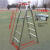 人字梯不锈钢加厚四步五步折叠梯非铝合金装修可携式工程梯子 1.75米五步