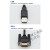 定制适用兼容USB-PPI+S7-200PLC编程电缆下载线6ES7 901-3DB30-0XA0 3DB30 三代 线长3米 ()