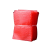 华彩文 红色ESD气泡袋加厚气泡膜袋防震泡沫底打包泡泡包装袋单面袋35*40cm 100个/包