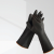 爱帝尔耐酸碱手套工业加长厚款型乳胶手套  乳胶手套 55cm黑色