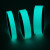 夜光荧光胶带5CM自发光贴防滑警示地贴舞台楼梯台阶出口通道反光警示划线店面分区标识安全警示带胶条超亮 纯色蓝绿光（3CMx3米)