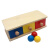 颂星（SONGXING）蒙氏教具儿童木制玩具1-3岁幼儿早教学习礼物投币抽屉游戏 投币盒