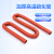 鑫嵘 矽胶高温风管 加厚软管耐高温硫化管 红色 内径400mm(4米/条)