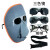约巢电焊面罩眼镜焊工眼镜面具轻便护脸透气防强光防打眼防烧脸电气焊 5灰镜(不含面罩和绑带)