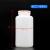 JESERY塑料大口小口试剂瓶白色 取样瓶加厚带刻度防漏PE实验用塑料试剂瓶大口 1000ml