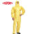 杜邦Tychem2000 C级带帽连体耐多种高浓度化学耐腐蚀酸碱隔离衣 黄色 XL码