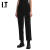 ANN DEMEULEMEESTER IT 女装西装裤新款时髦质感纯色九分裤21F42XL BKX/黑色 36