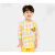 山头林村儿童居家服3-8岁春夏男女童卡通七分袖宝宝棉睡衣两件套装 (7分套装/薄棉) 90cm