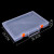 抽屉零件盒塑料螺丝盒长方形分隔箱五金配件电子元件收纳盒A 桔色大号36.3_26.7_10CM