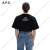 A.P.C.【联名款】*BAPE男女时尚休闲流行中性短上衣短袖T恤 LZZ黑色 XS