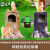 户外卡通创意垃圾桶雕塑公园景区幼儿园玻璃钢动物松鼠果皮箱分类定制 青色