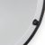 捷邦亚克力2.0半球面反光镜凸面广角镜超市防盗镜开阔视野安全镜 二分之一吸顶装30cm