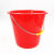 加厚耐摔红桶大容量手提塑料水桶洗衣桶泡脚钓鱼桶家用熟胶储水桶 蓝色豪华桶15L（33*29.5）