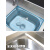 橙央厨房不锈钢水槽带支架简易洗碗洗手台盆台面一体柜洗菜盆水池家用 805080加厚三层单槽右槽（无龙头）
