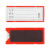 共泰 磁性标签 标示牌物料卡标牌贴磁铁分类牌标签磁吸标识牌 软磁全磁 30*70mm 红色 1个