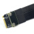 M2转PCIE4.0延长线M.2 NVME转PCI-EX4X8X16插槽转接线扩展卡网卡 显卡支架+M2转PCIE4.0 X16-15CM