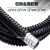 包塑金属软管穿线管蛇皮管浪管塑料波纹管电线电缆保护平包阻燃管 加厚型内径20-50米(6分)