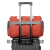 芊恋奾装衣服的行李包韩版容量旅行袋手提旅行包可装衣服的包包行李包 深橘色+肩带+套拉杆 0L 中