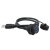 usb插座面板安装工业防水线USB座母座防水usb数据线0.1/0.5米 LU20-CA-U2-013（0.5米） 金属螺母