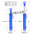 适用于定制沭露适用于定制5吨单向液压油缸小型升降平台材质油封抛光内壁江苏配件大全 内径63 杆径35 行程800  单向