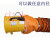 NOYB风管伸缩黄色矿用阻燃通风管道耐高温PVC排气负压抽风排风机软管 内直径200MM*10米一条