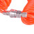 京开隆 气动PU弹簧气管 快速接头气绳软管空压机伸缩弹簧螺旋风管 8*5（12米） 