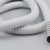 欧华远 p3白色包塑金属软管国标加厚蛇皮管穿线波纹电线套管 20 25 46分国标加厚内径32mm-50米