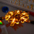 雪花灯触摸无极调光圣诞装饰露营浪漫氛围工艺品LED开源电子DIY 橙色PCB成品