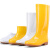 高筒白色水鞋厂防尘鞋长筒厨房黄色胶鞋牛津底防滑防水鞋雨靴 3516短筒白色（不加棉） 42