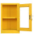 众九 应急物资柜工地消防箱器材展示柜安全装备柜 800*500*350 黄色