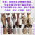 维诺亚叶脉干花仿真花塑料花客厅落地花瓶装饰铁艺手工仿陶瓷木质花瓶 仿陶瓷和花瓶(40厘米)可水培