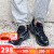 美津浓（MIZUNO）男鞋 2024春新款运动鞋户外轻便网面透气减震耐磨低帮跑步鞋子 黑色 43