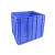塑料水箱塑料桶水产箱物料盒零件盒整理框水桶方形带盖子 90K(红色)67*45*35.5cm