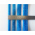 网状防碰螺纹保护套工零件仪器网套螺栓塑料护套网袋轴类防护网套 平铺80mm蓝色（适合直径80-130毫 米）