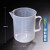 塑料烧杯 量杯带刻度加厚烘焙家用级奶茶店专用25/500/1000ml 塑料量杯 1000ml
