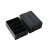 黑色防静电抽屉式元件盒通用积木零件箱物料箱元件收纳盒ESD周转箱 抽屉盒大25314070有隔板