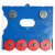 汇特益 磁吸标示牌仓储卡套 四轮88*100强磁 蓝色 入纸尺寸58*97mm（个）货期30天
