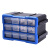 稳斯坦 W5912 抽屉拼接组合式塑料零件盒 电子元件收纳整理工具箱盒 12格29.5*19.5*16cm