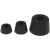 ZX7-200 250 400电焊机脚黑色圆形塑料底座垫二保焊圆形机箱配件 中号塑料脚垫