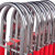 中安赢创不锈钢拱门式伸缩围栏可移动折叠护栏幼儿园围挡隔离防护栅栏户外 1.1米高*2.5米长