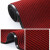 冰禹 BYX-442 PVC双条纹地垫 复合地毯 除尘防滑入户门地垫 厨房吸水脚垫 暗红60*90cm