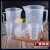 量杯带刻度量筒奶茶烘焙专用塑料测量桶级厨房量筒1-2-3500ml 500ml带盖量杯