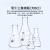 蜀牛 三角烧瓶宽颈 大B口高硼硅耐热玻璃锥形瓶 实验室三角摇瓶50ml 100ml 250ml 50 250ml