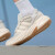 阿迪达斯 （adidas）男鞋夏季新款老爹鞋户外运动鞋舒适透气休闲鞋潮流缓震跑步鞋 Cloudfoam中底/米色 42.5/265mm