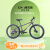 LAZY KID24寸轻量型双油碟高端青少年自行车学生单车禧玛诺8速休闲车 变色龙紫
