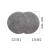 日本重松u2k活性炭滤棉焊工打磨防粉尘异味二合一口罩圆形过滤棉 7cm活性炭片100片 防异味 面具专用