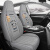 车聚银适用于大众POLOplus汽车座套舒适全包围四季黑黄色夏季通用座椅套 樱花粉标准版