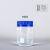 透明广口试剂瓶大口蓝盖高硼硅玻璃分装瓶化学实验玻璃瓶耐高温瓶 透明250ml四氟垫
