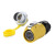 LP20 单孔螺纹黄色2-12芯 LED显示屏 连接器 母插头公座航空插 LP20-5芯 公座+母头(黄色)