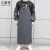 汇普特 皮革围裙 水产加厚防水防油耐弱酸碱工作服 黑色1.2米